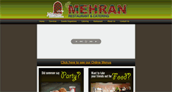 Desktop Screenshot of mehranrestaurant.net